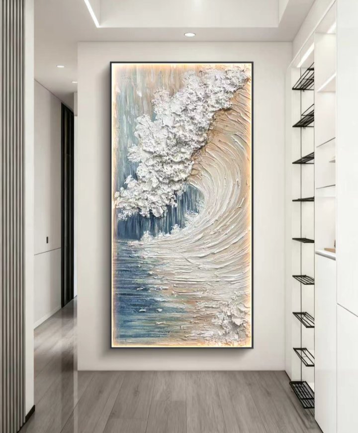 Ocean Wave Oil Painting