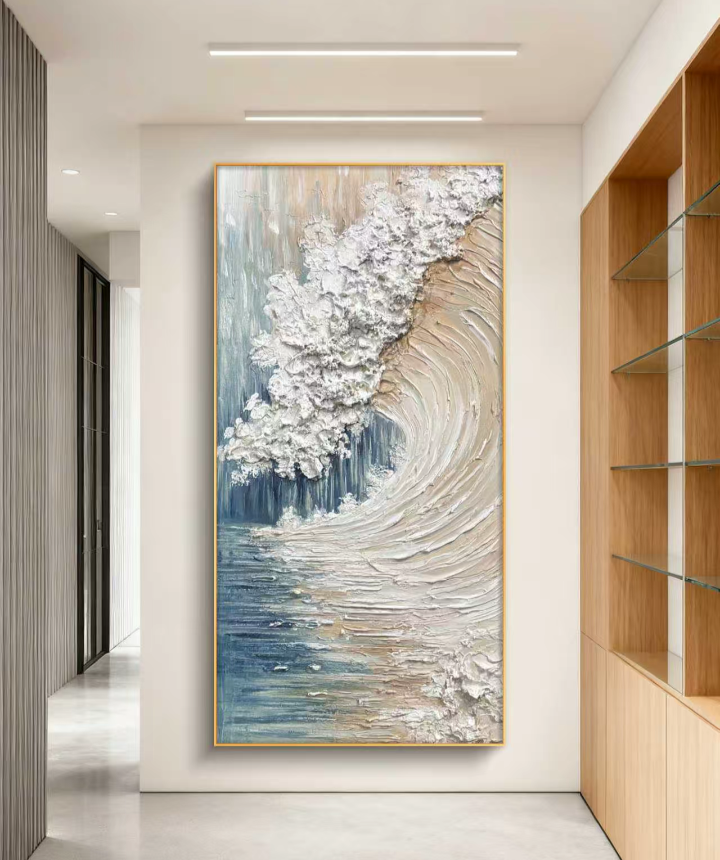 Ocean Wave Oil Painting