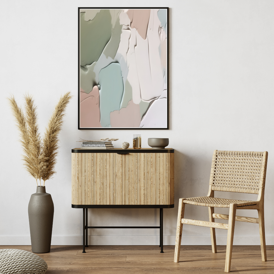 Onlookers Art | Oil Painting | Misty Morning Reflections Oil Painting