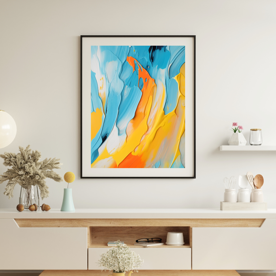 Onlookers Art | Oil Painting | Azure Embrace Oil Painting