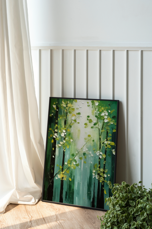 Onlookers Art | Oil Painting | Dancing Petals Oil Painting