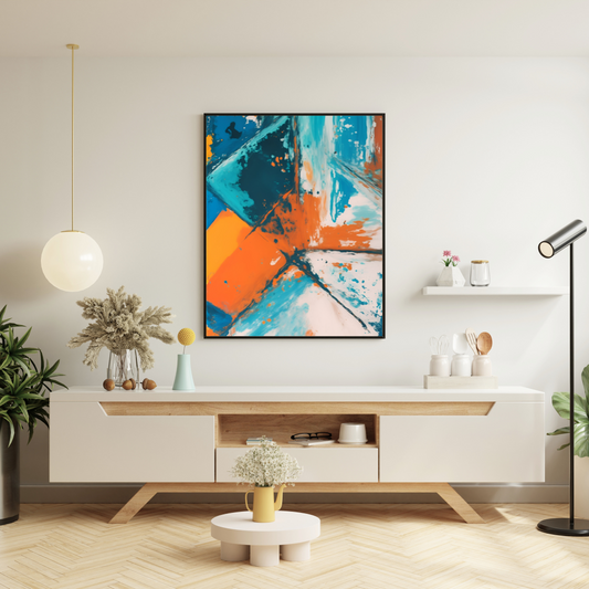 Onlookers Art | Oil Painting | CheckErn Abstract Oil Painting