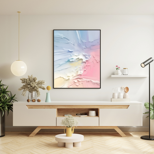 Onlookers Art | Oil Painting | Silent EchoeS Abstract Oil Painting