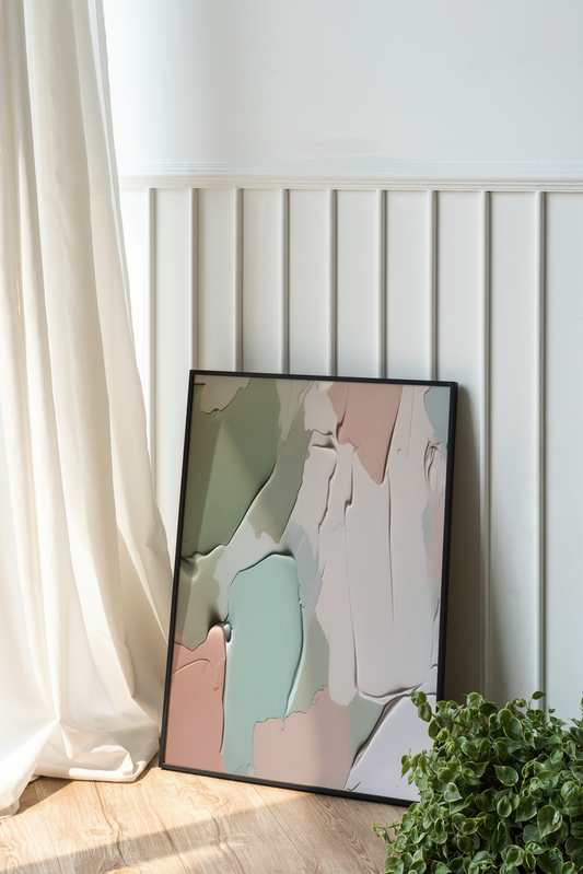 Onlookers Art | Oil Painting | Misty Morning Reflections Oil Painting