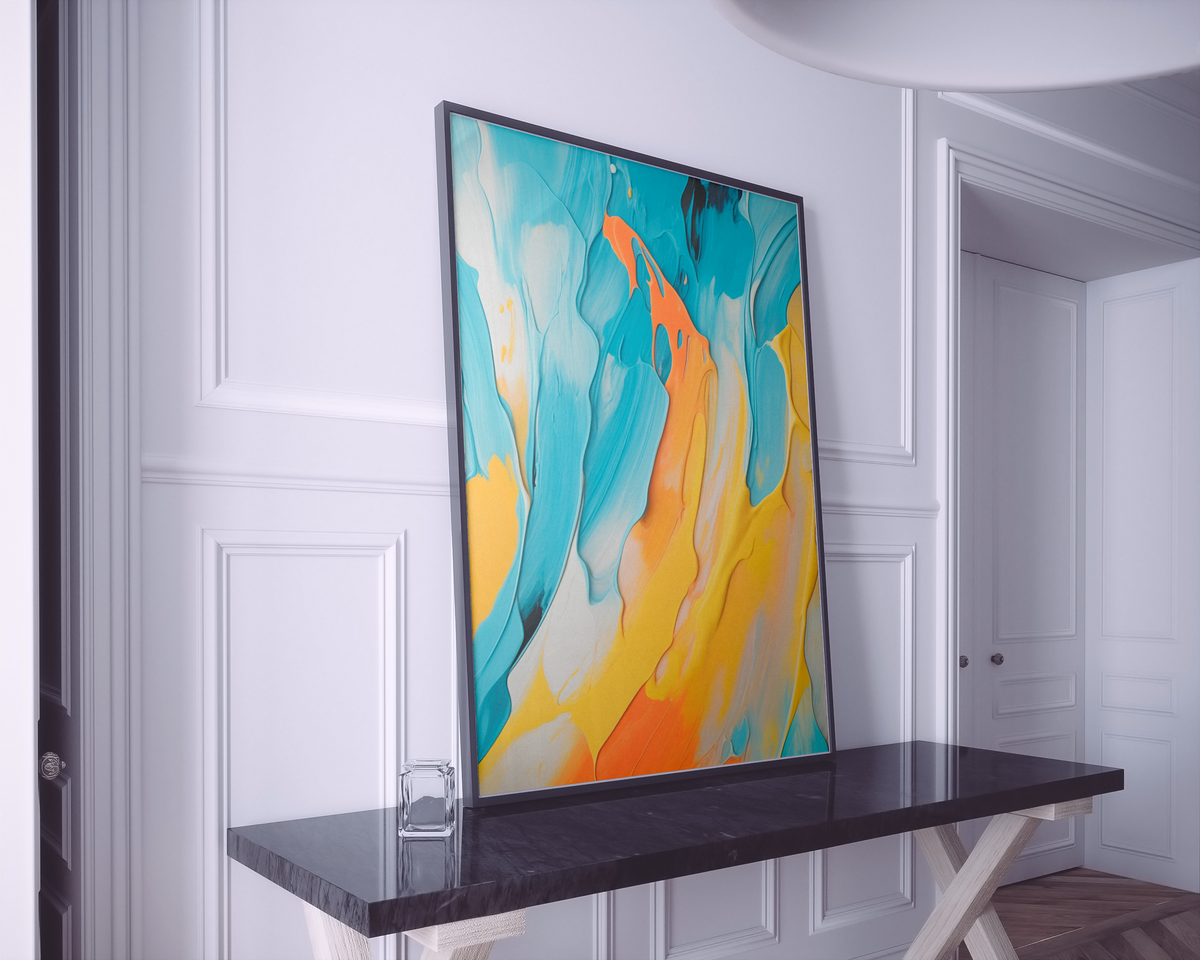 Onlookers Art | Oil Painting | Azure Embrace Oil Painting