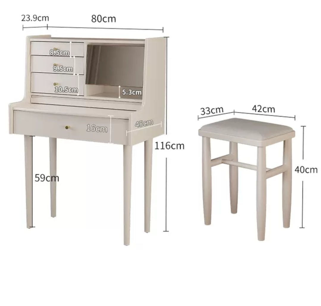 ルミナ ドレッシングテーブルセット