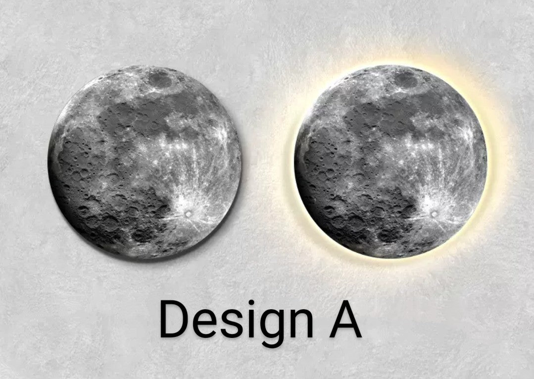 Onlookers Art | Unique Art | Moon Art with LED
