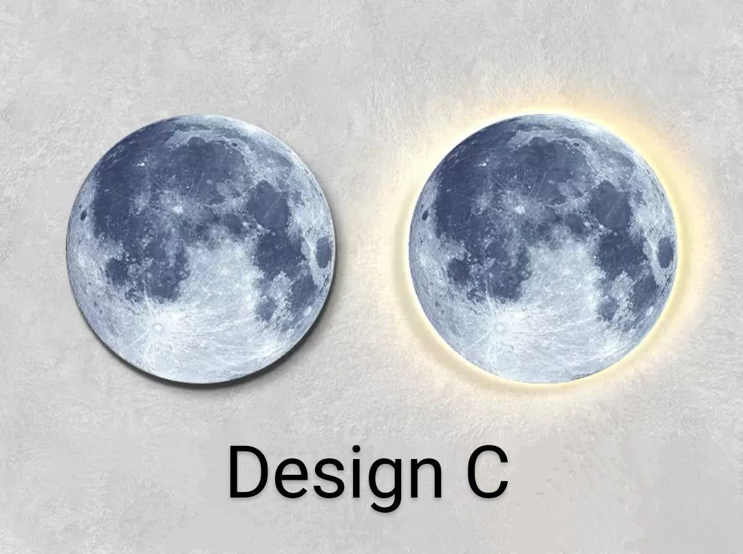 Onlookers Art | Unique Art | Moon Art with LED