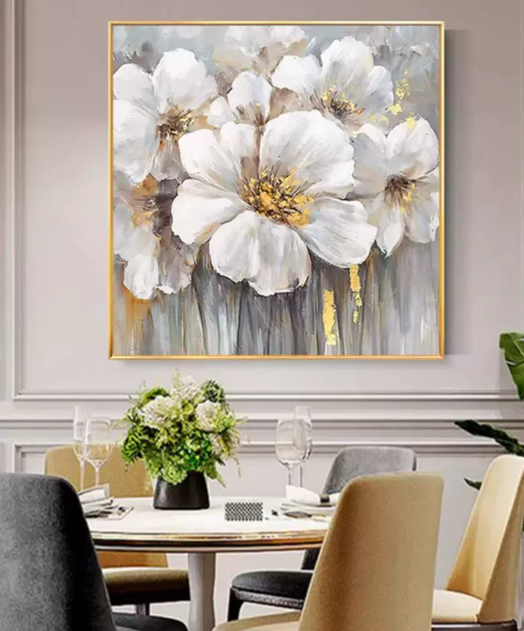 Onlookers Art | Oil Painting | Wetal Flower Oil Painting