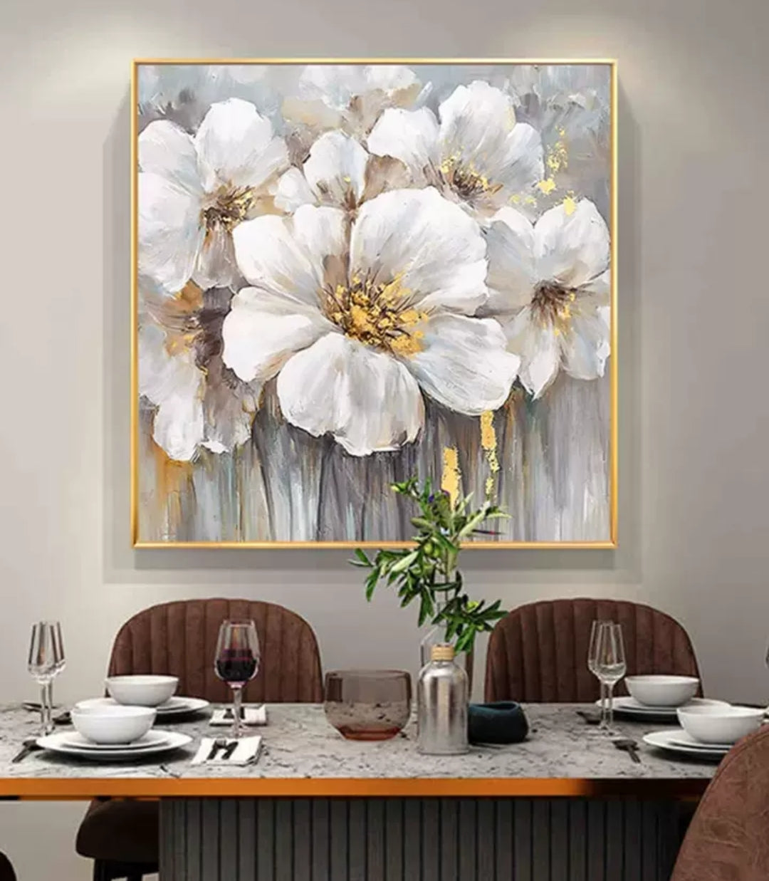 Onlookers Art | Oil Painting | Wetal Flower Oil Painting