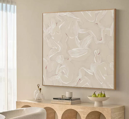 Onlookers Art | Art Painting | Aetherial abstract art painting