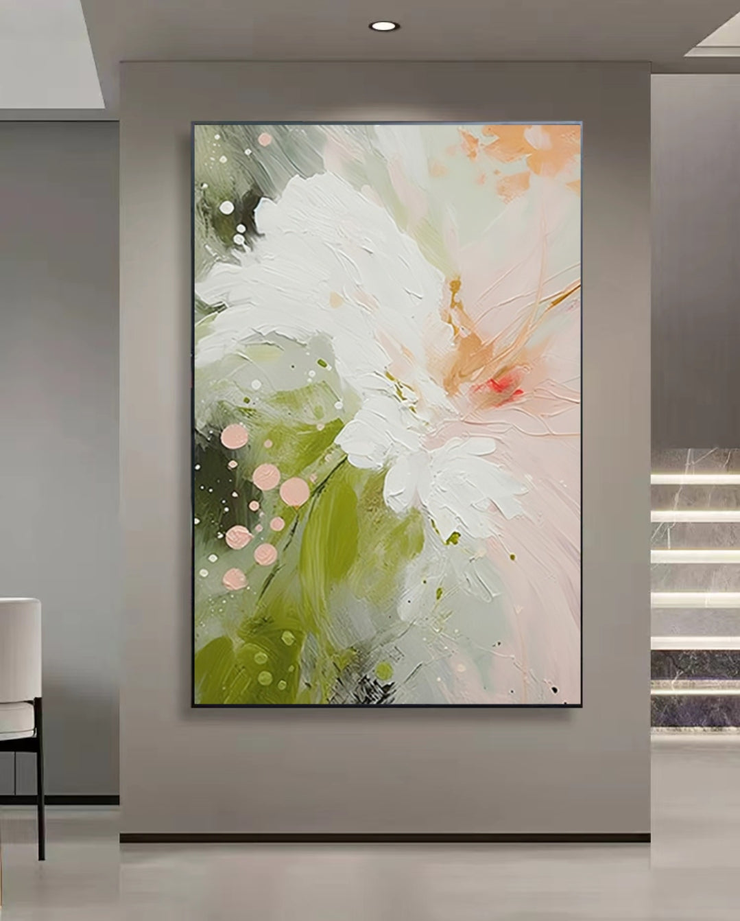 Onlookers Art | Oil Painting | ZuriaH Abstract Oil Painting