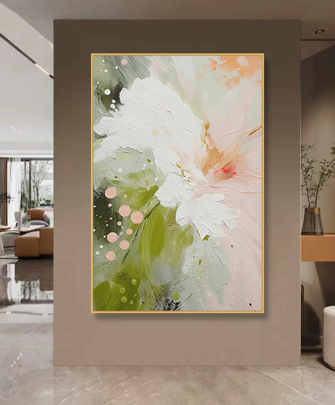 Onlookers Art | Oil Painting | ZuriaH Abstract Oil Painting