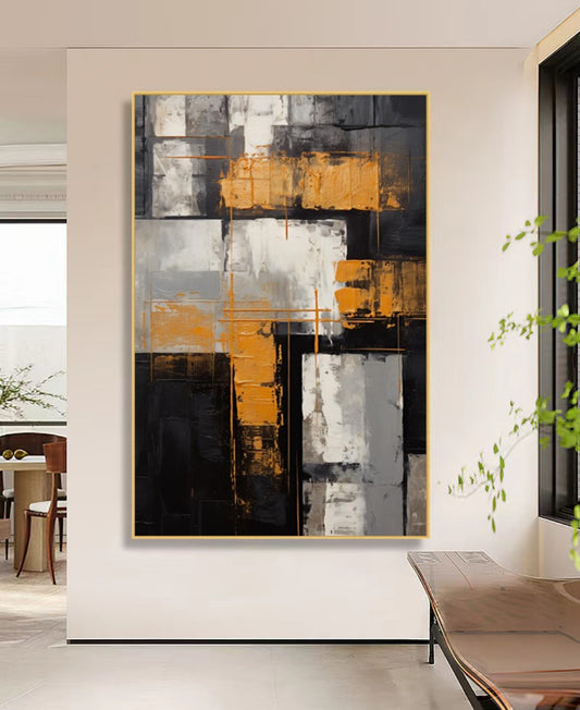 Onlookers Art | Oil Painting | VIhavI Abstract Oil Painting