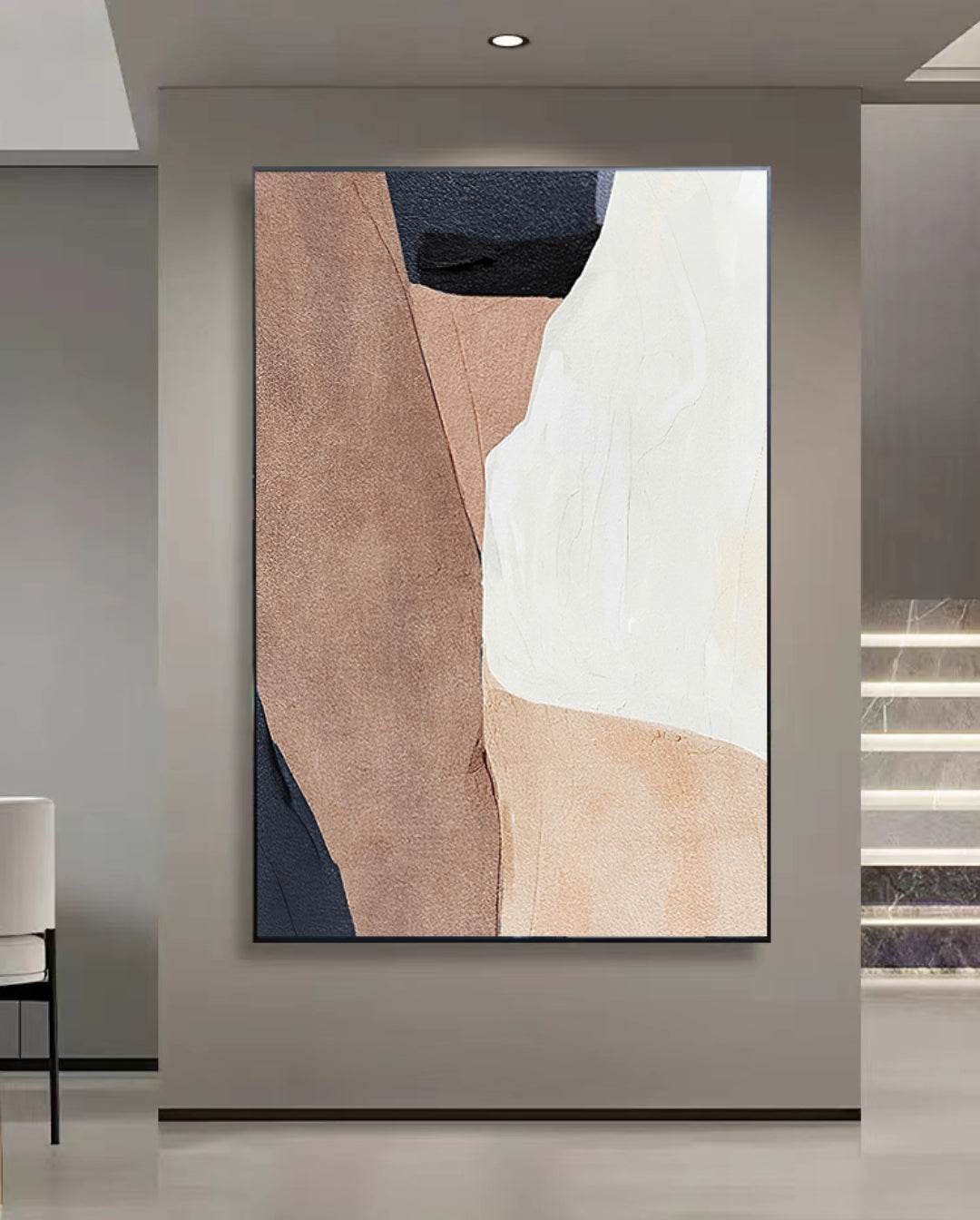 Onlookers Art | Oil Painting | Whispered Earth Abstract Oil Painting
