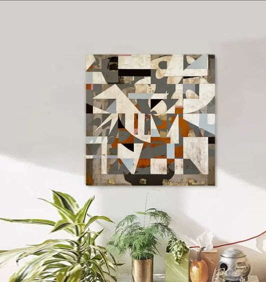 Onlookers Art | Oil Painting | DynaMic Abstract Oil Painting