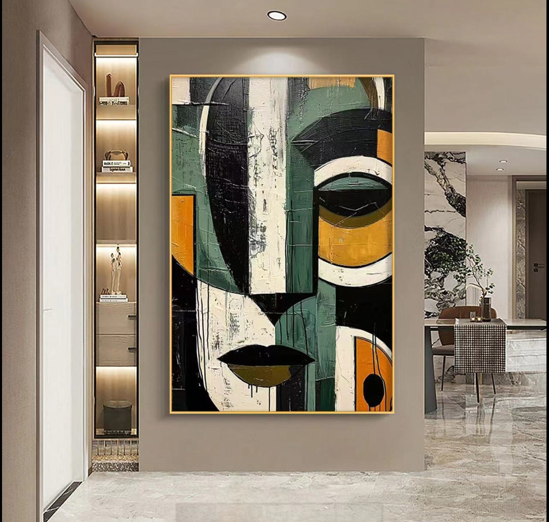 Onlookers Art | Oil Painting | Lysander Abstract Oil Painting