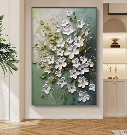 Onlookers Art | Oil Painting | BerrY Flower Oil Painting