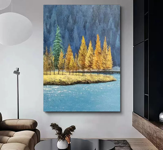 Onlookers Art | Oil Painting | Soothing Vibes Oil Painting