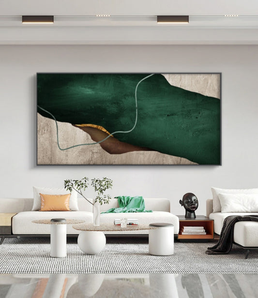 Onlookers Art | Oil Painting | Green HarmonY Oil Painting