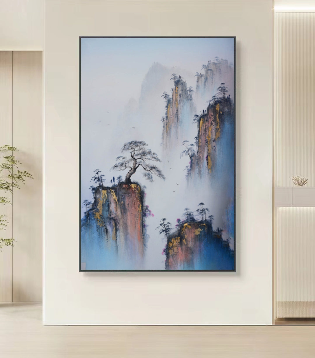 Frosted Peak Oil Painting
