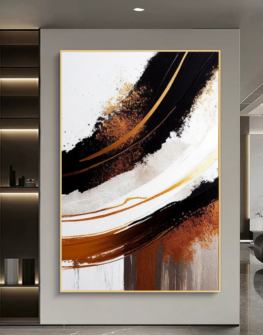 Onlookers Art | Oil Painting | Timber Dreams Abstract Oil Painting