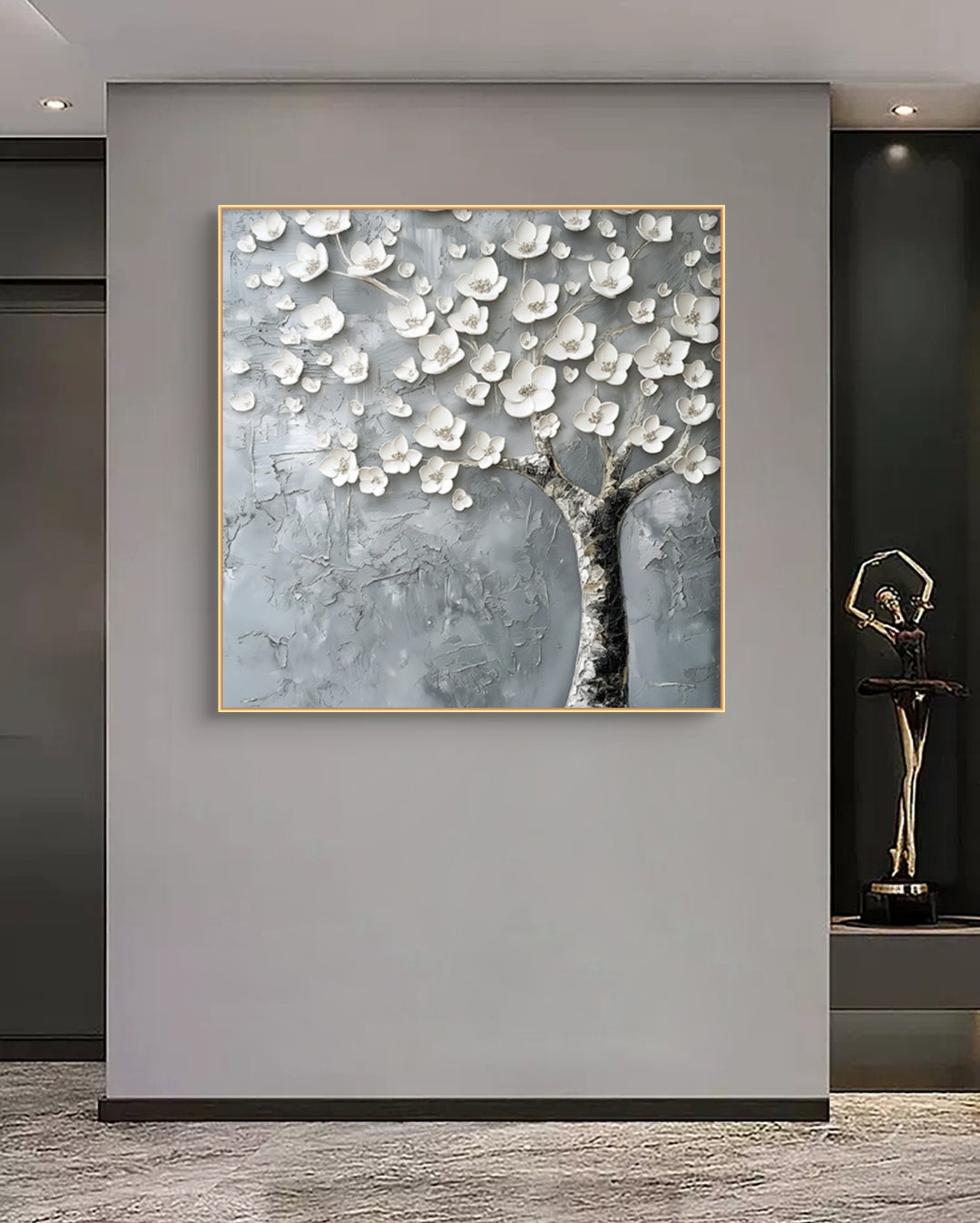 PearL Petals Oil Painting