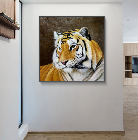 Onlookers Art | Oil Painting | Tiger of the Wild Oil Painting