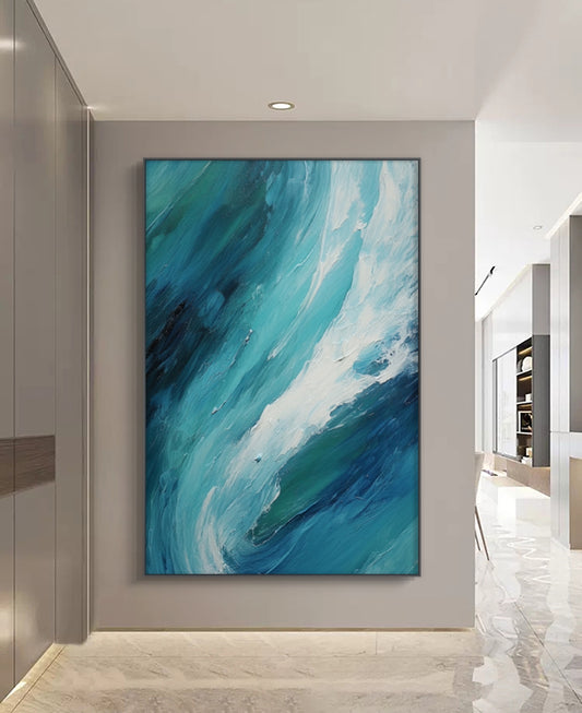 Onlookers Art | Oil Painting | TameDa Abstract Oil Painting