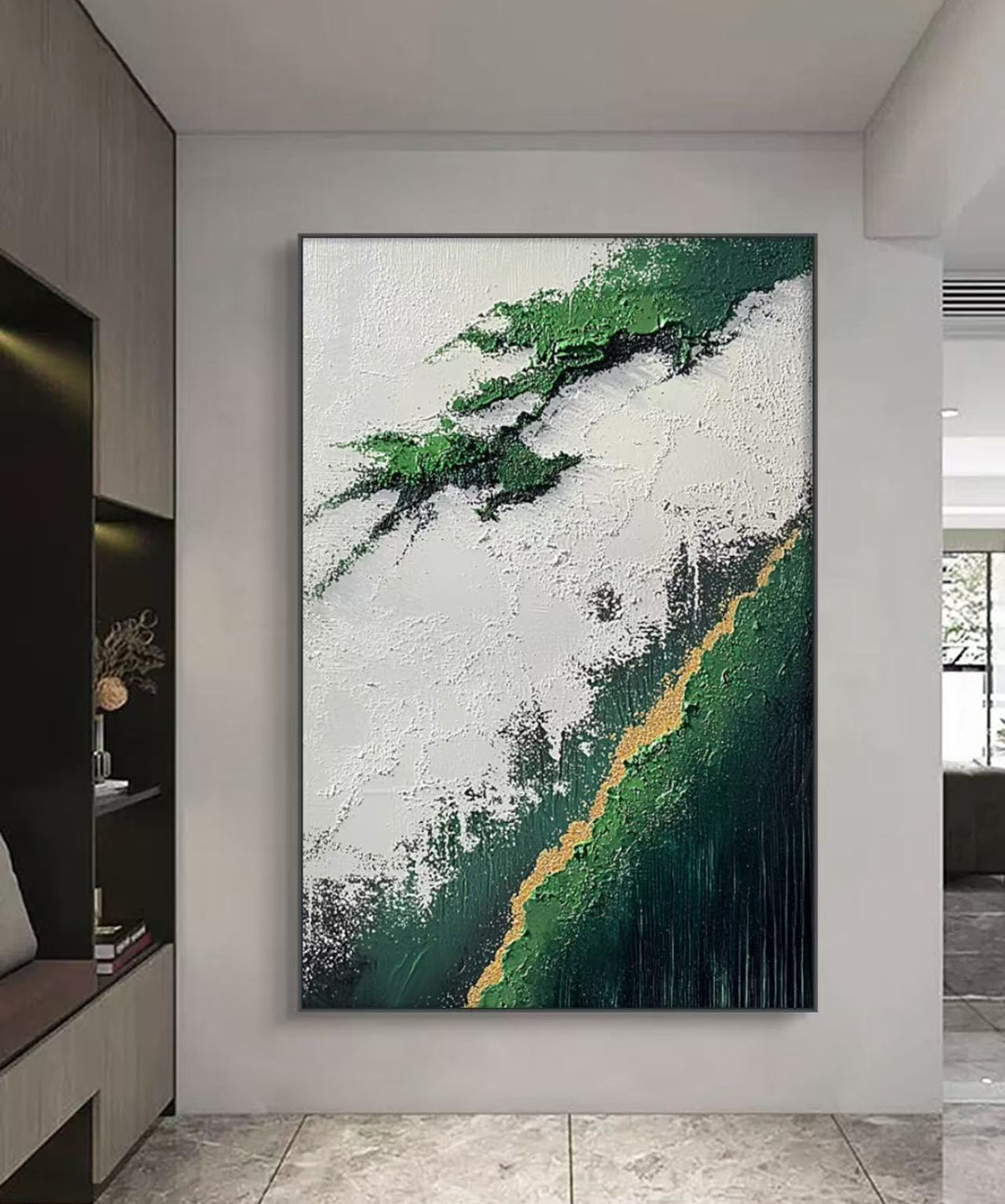 Onlookers Art | Oil Painting | Greenlite Abstract Oil Painting