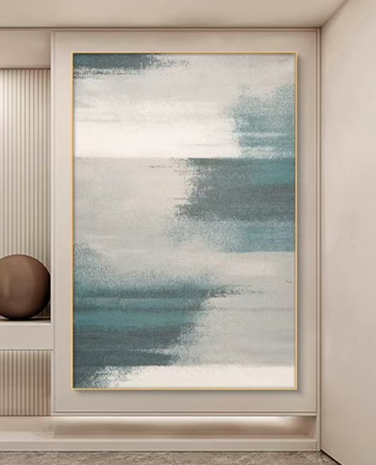 Onlookers Art | Oil Painting | Blue MiraGe Oil Painting