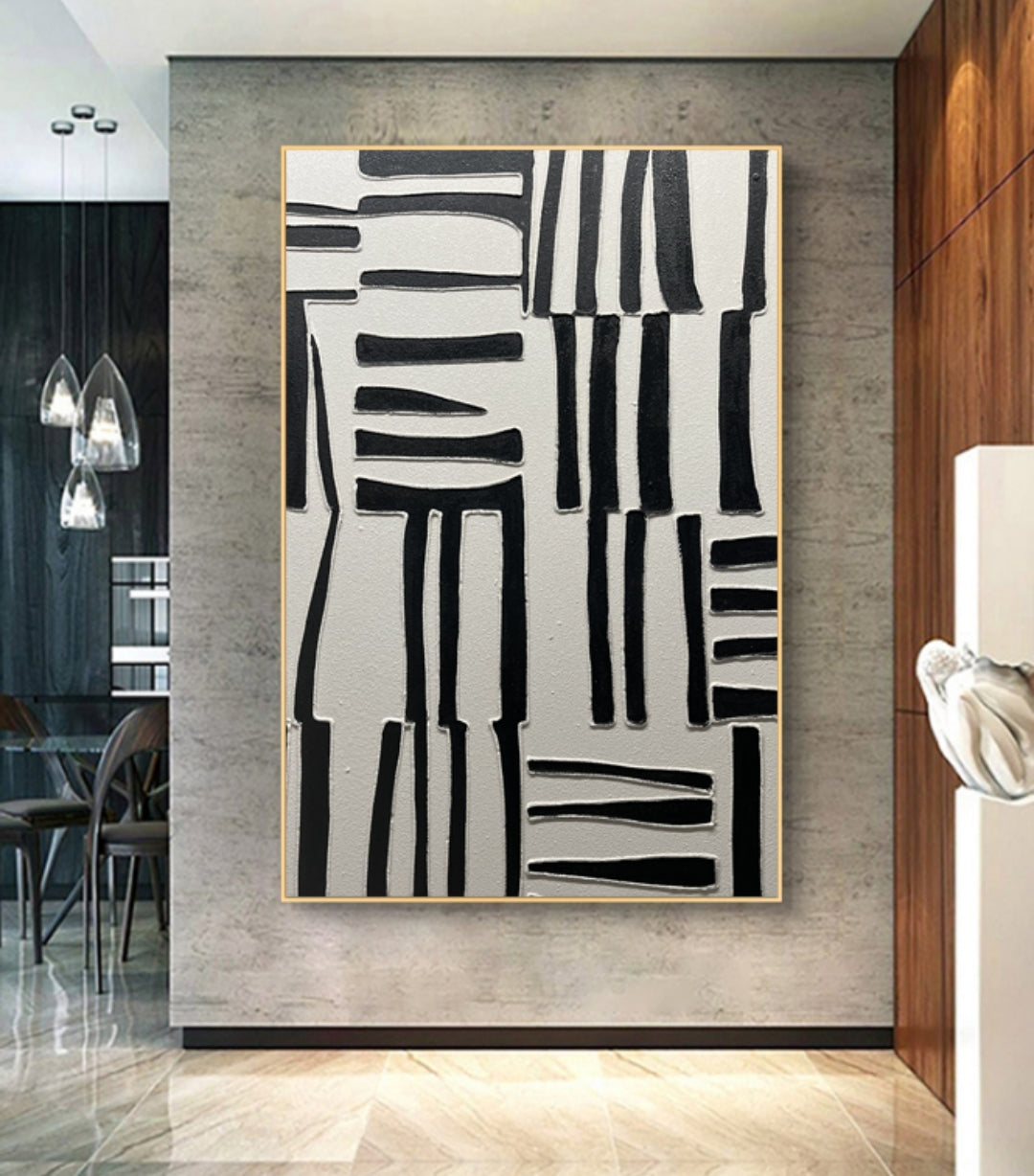 Onlookers Art | Oil Painting | aZeT Abstract Oil painting