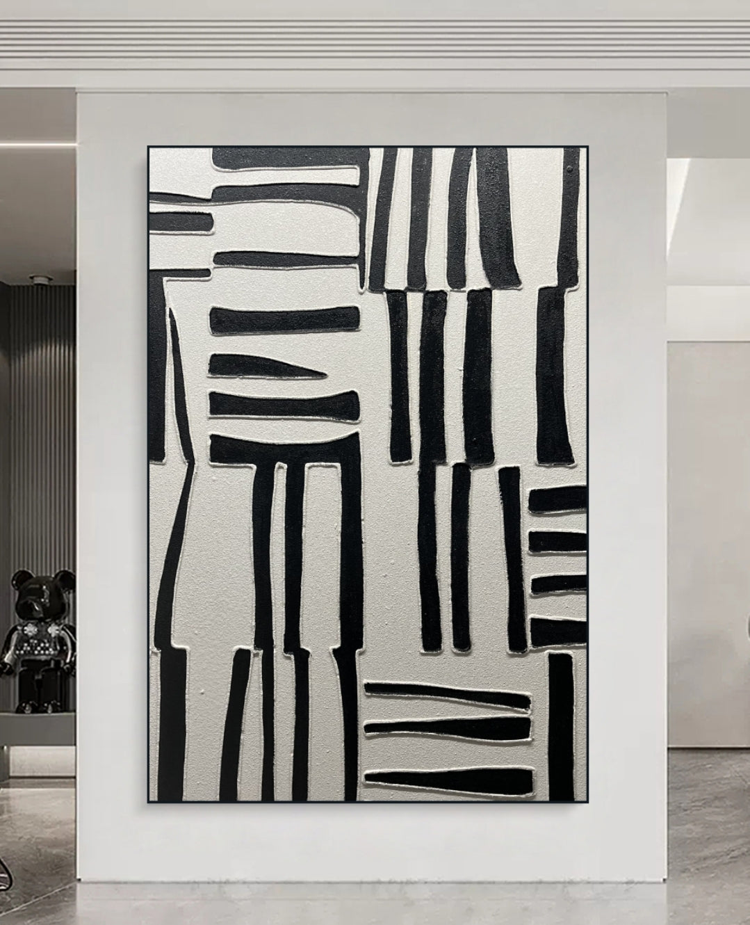 Onlookers Art | Oil Painting | aZeT Abstract Oil painting
