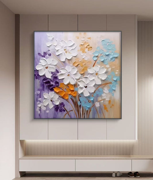 Onlookers Art | Oil Painting | TufoRa Flower Oil Painting