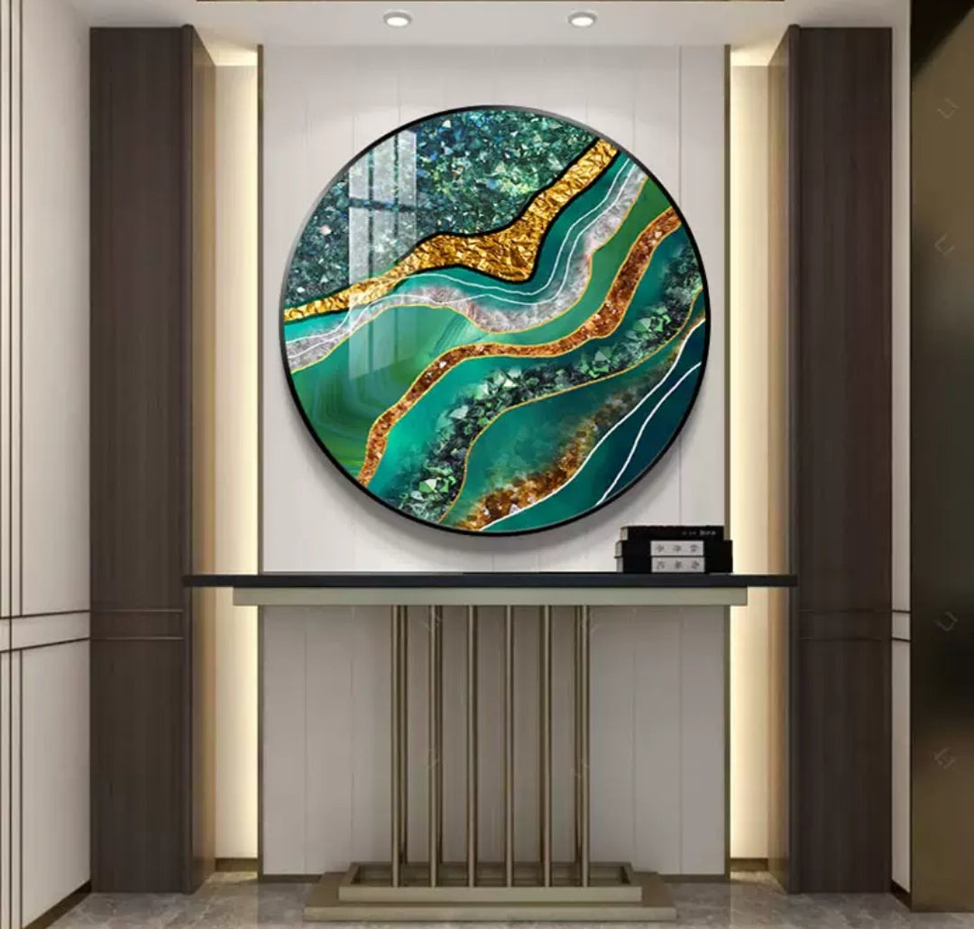 Onlookers Art | Art Painting | Wellness Round Art Painting
