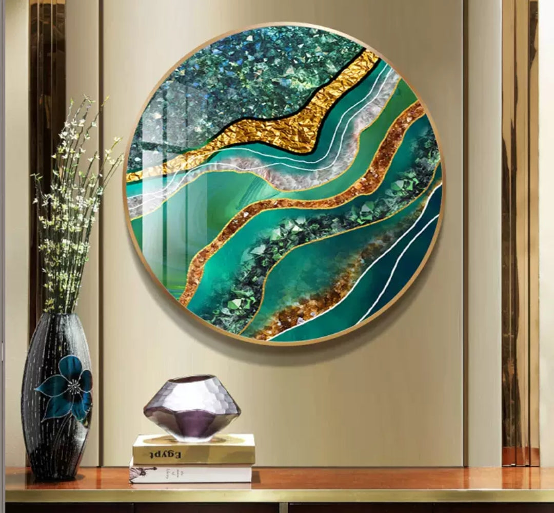 Onlookers Art | Art Painting | Wellness Round Art Painting