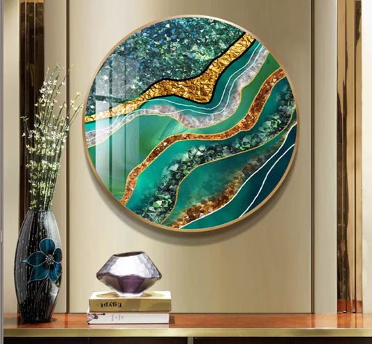 Onlookers Art | Art Painting | Wellness Round Art Painting