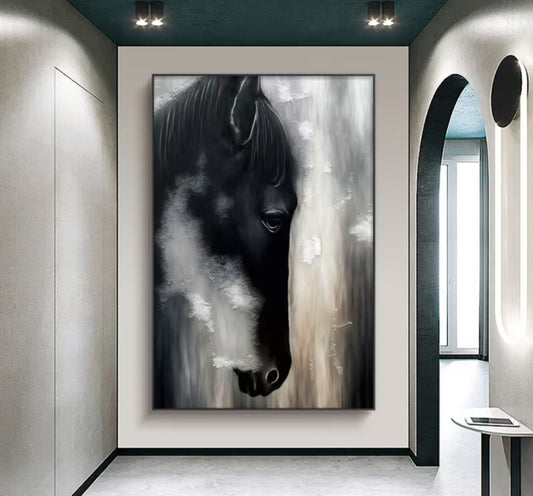 Onlookers Art | Oil Painting | Midnight Gallop Oil Painting