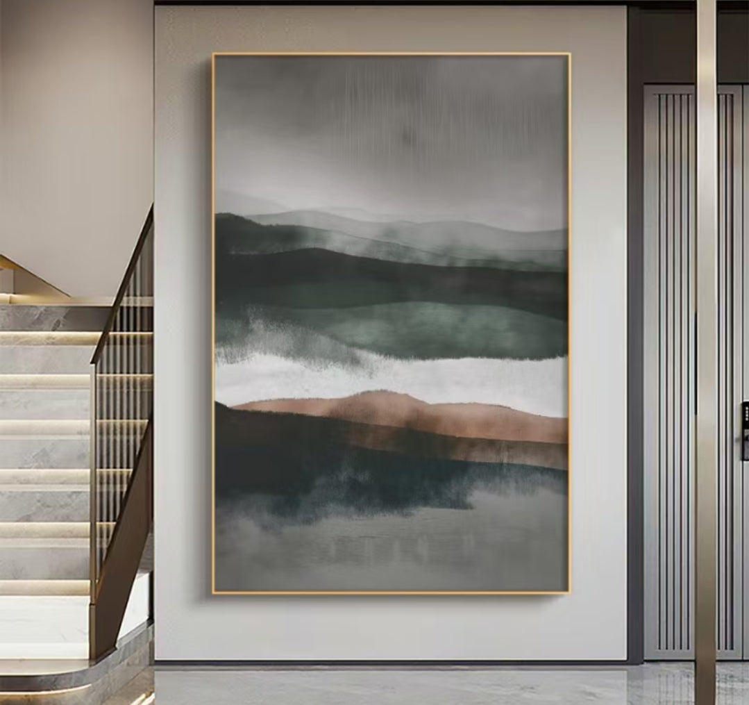 Onlookers Art | Oil Painting | Emi Abstract Oil Painting