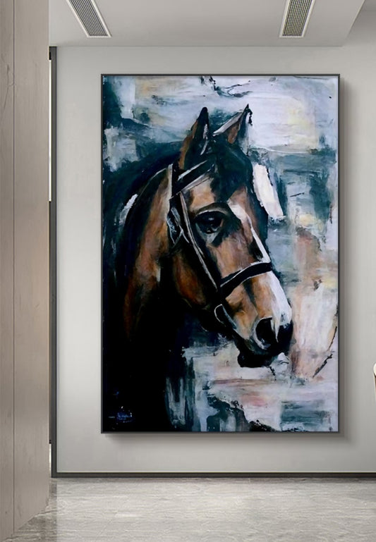 Onlookers Art | Oil Painting | Equine Grace Oil Painting
