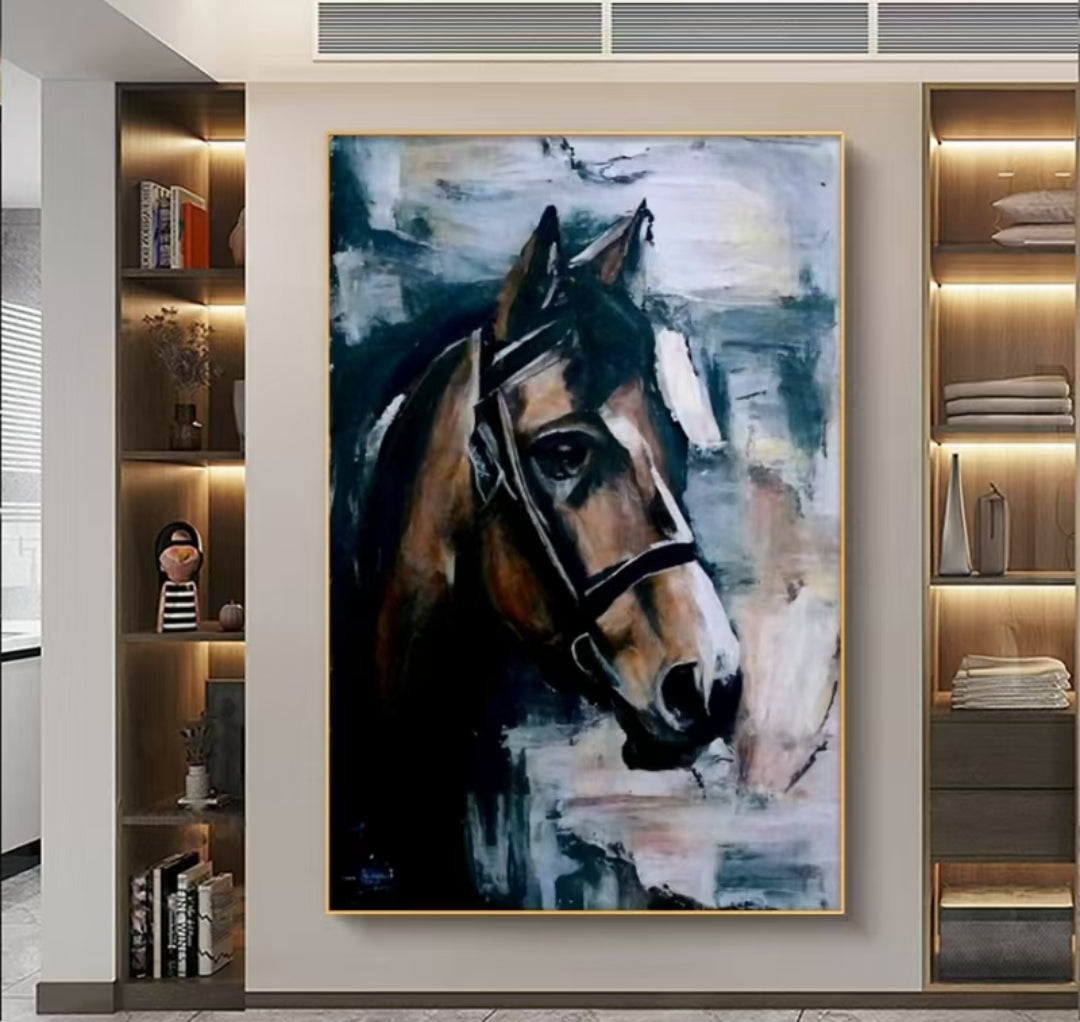 Onlookers Art | Oil Painting | Equine Grace Oil Painting