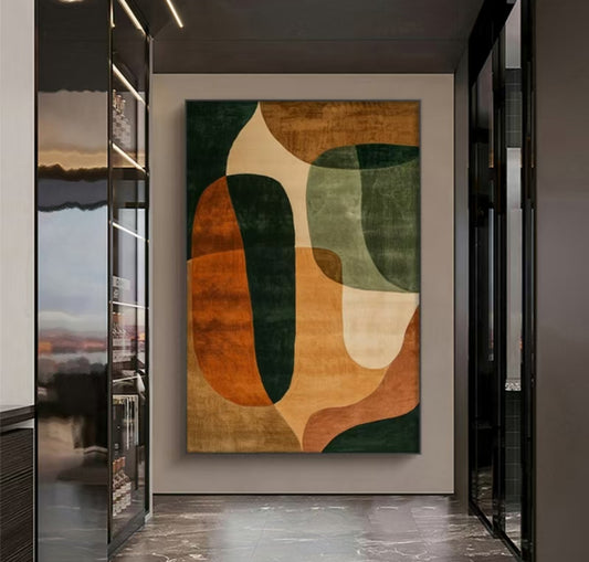 Onlookers Art | Oil Painting | ZesT Abstract Oil Painting