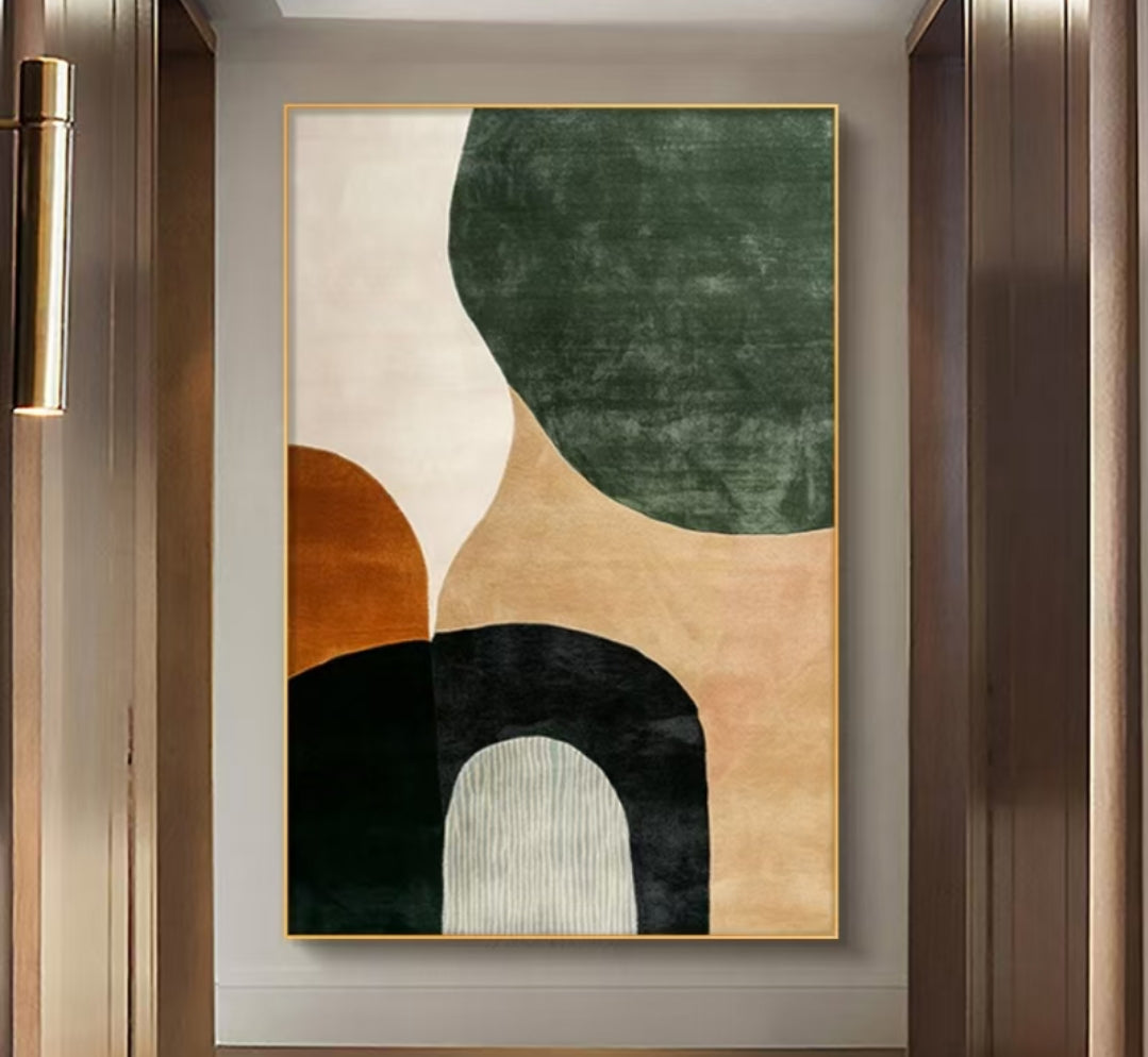 Onlookers Art | Oil Painting | Zen Abstract Oil Painting