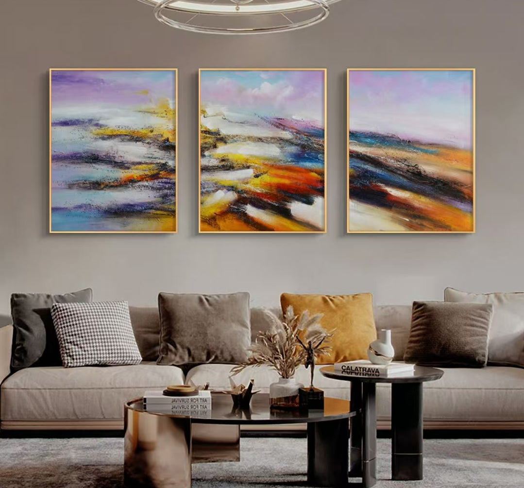Onlookers Art | Oil Painting | Palette Abstract Oil Painting