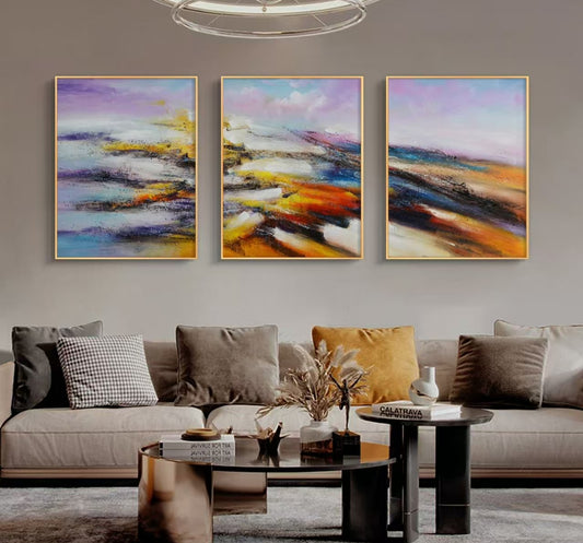 Onlookers Art | Oil Painting | Palette Abstract Oil Painting