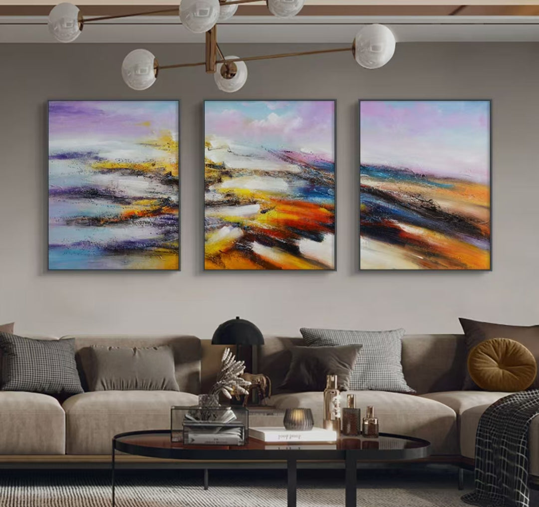 Onlookers Art | Oil Painting | Palette Abstract Oil Painting