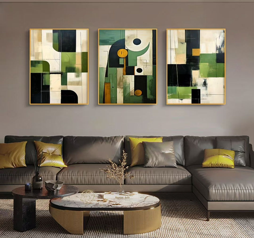 Onlookers Art | Oil Painting | Beryl Abstract Oil Painting