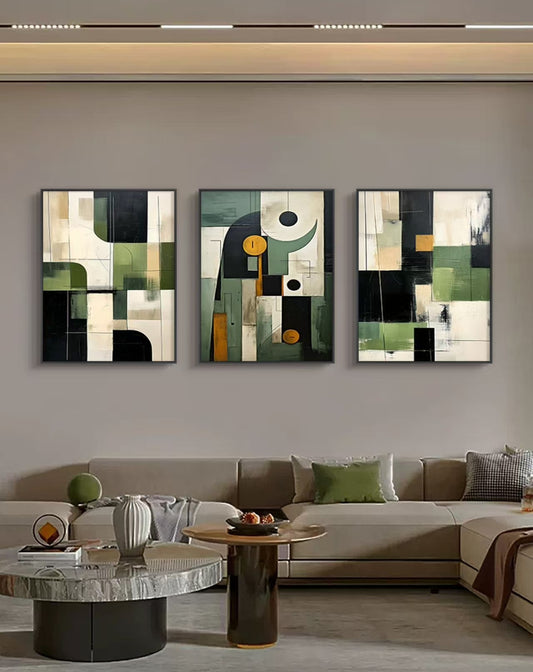 Onlookers Art | Oil Painting | Beryl Abstract Oil Painting