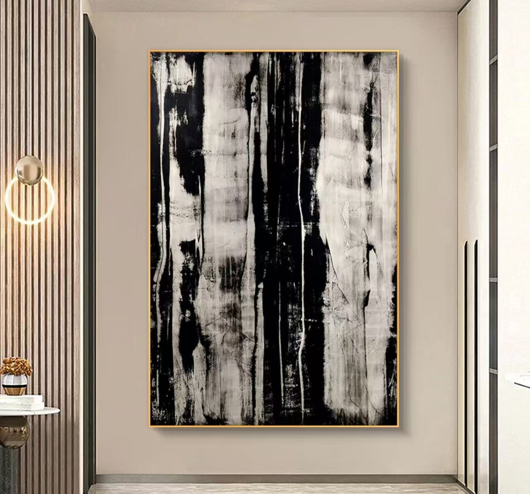Onlookers Art | Oil Painting | Eclaire Abstract Oil Painting