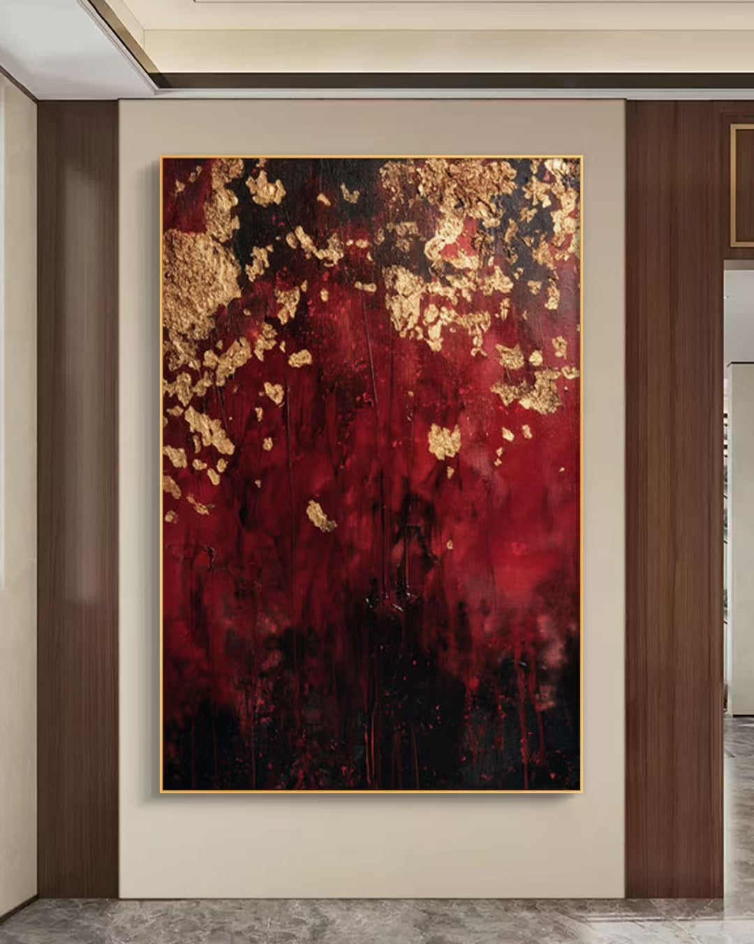 Onlookers Art | Oil Painting | RubY Abstract Oil Painting